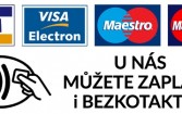 Nově platby kartou