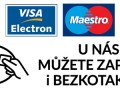 Nově platby kartou